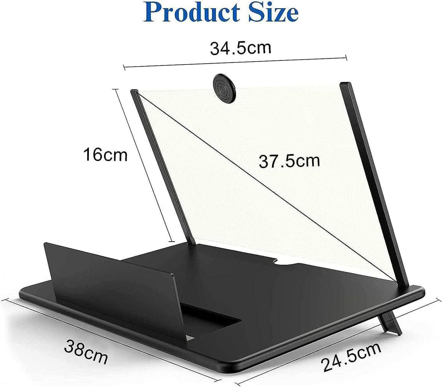 Bebird™ 10 Inch 3D Mobile Screen Magnifier – Foldable Phone Projector for Movies, Gaming & Videos